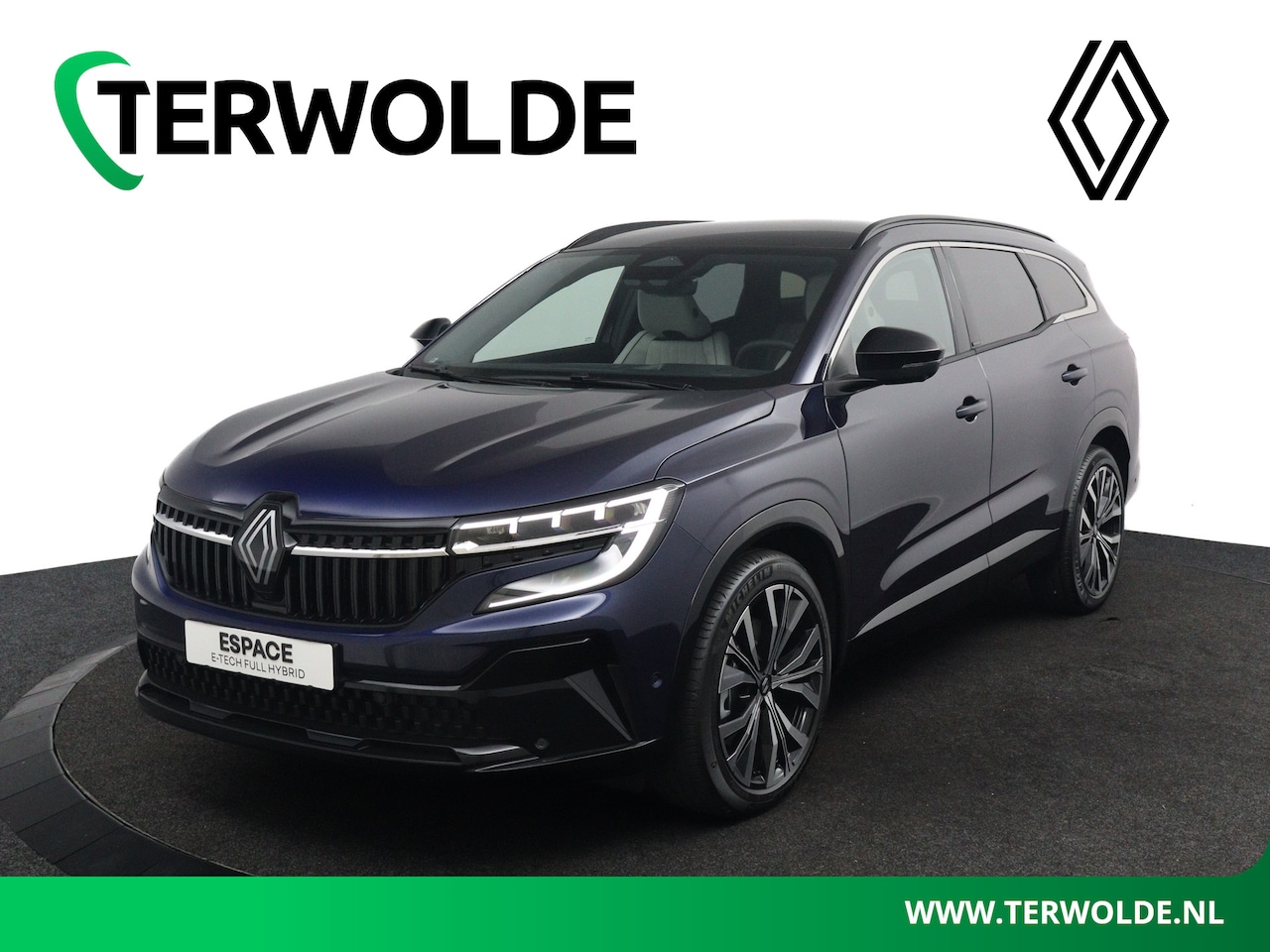 Renault Espace - Iconic | Achteruitrijcamera | Blind spot warning met lane departure prevention | Elektrisc - AutoWereld.nl