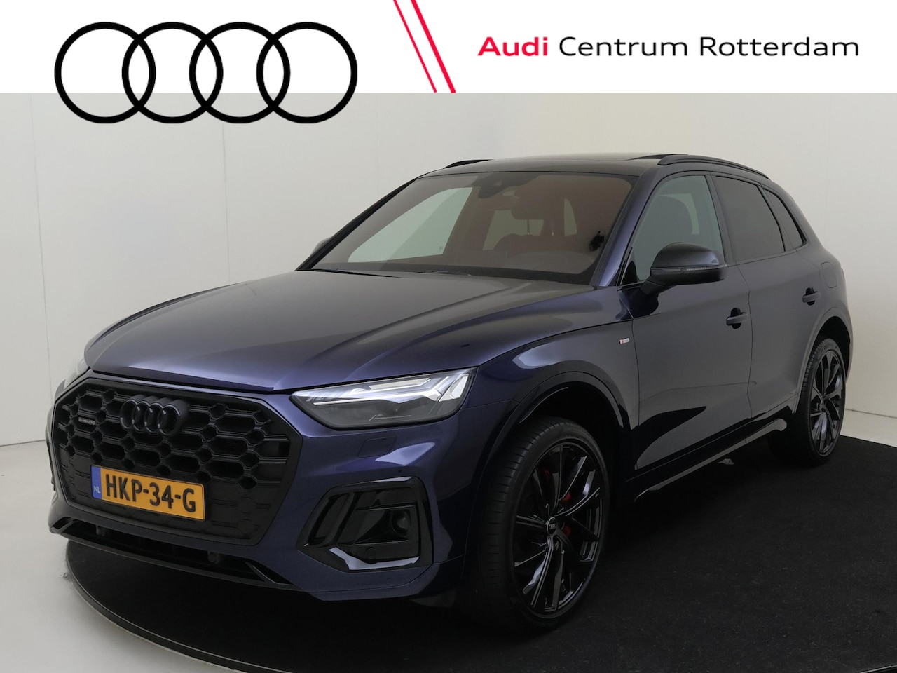 Audi Q5 - 55 TFSI e S edition Competition | Panoramadak | Trekhaak | Lederen bekleding 'Valcona'  | - AutoWereld.nl