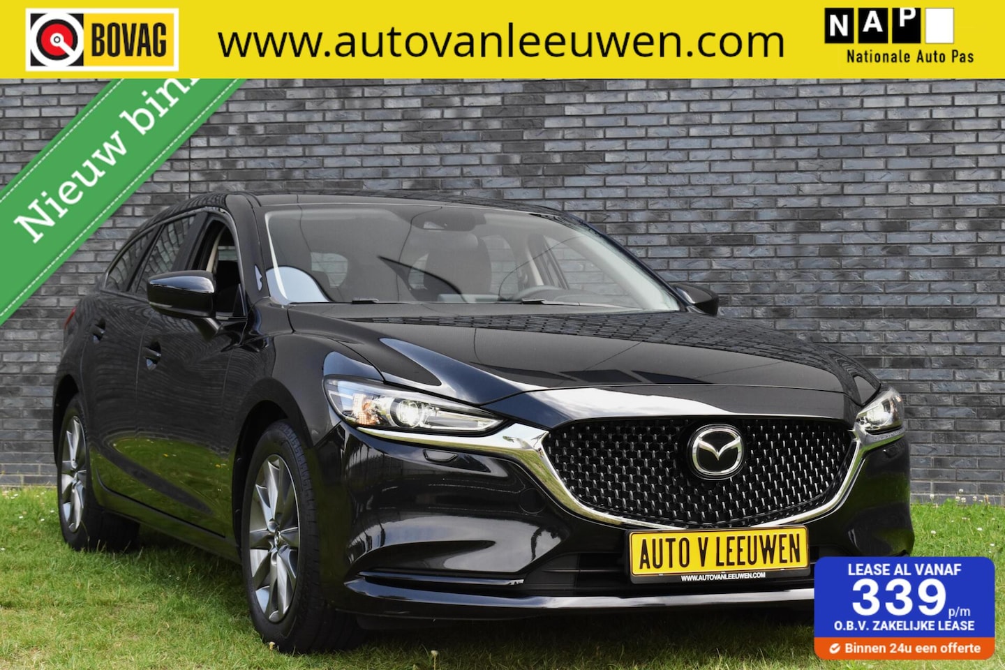 Mazda 6 Sportbreak - 2.0 NAVI/HUD/DODEHOEK DET./NAVI/TREKHAAK/ETC.! - AutoWereld.nl