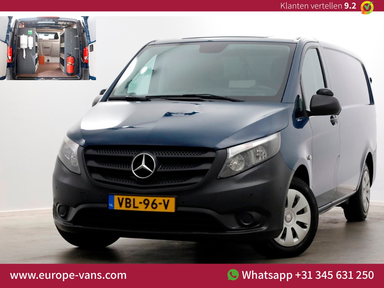 Mercedes-Benz Vito - 114 CDI Lang 7G Automaat Airco/Camera/230V/Standkachel 08-2019 - AutoWereld.nl