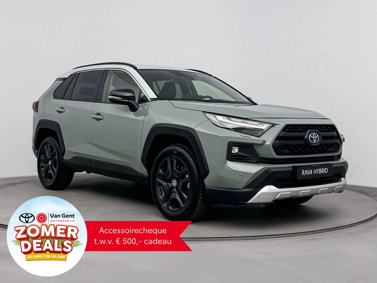 Toyota RAV4 - 2.5 Hybrid AWD ADVENTURE | Apple Carplay / Android auto | Lichtmetaal | Lederen Bekleding - AutoWereld.nl