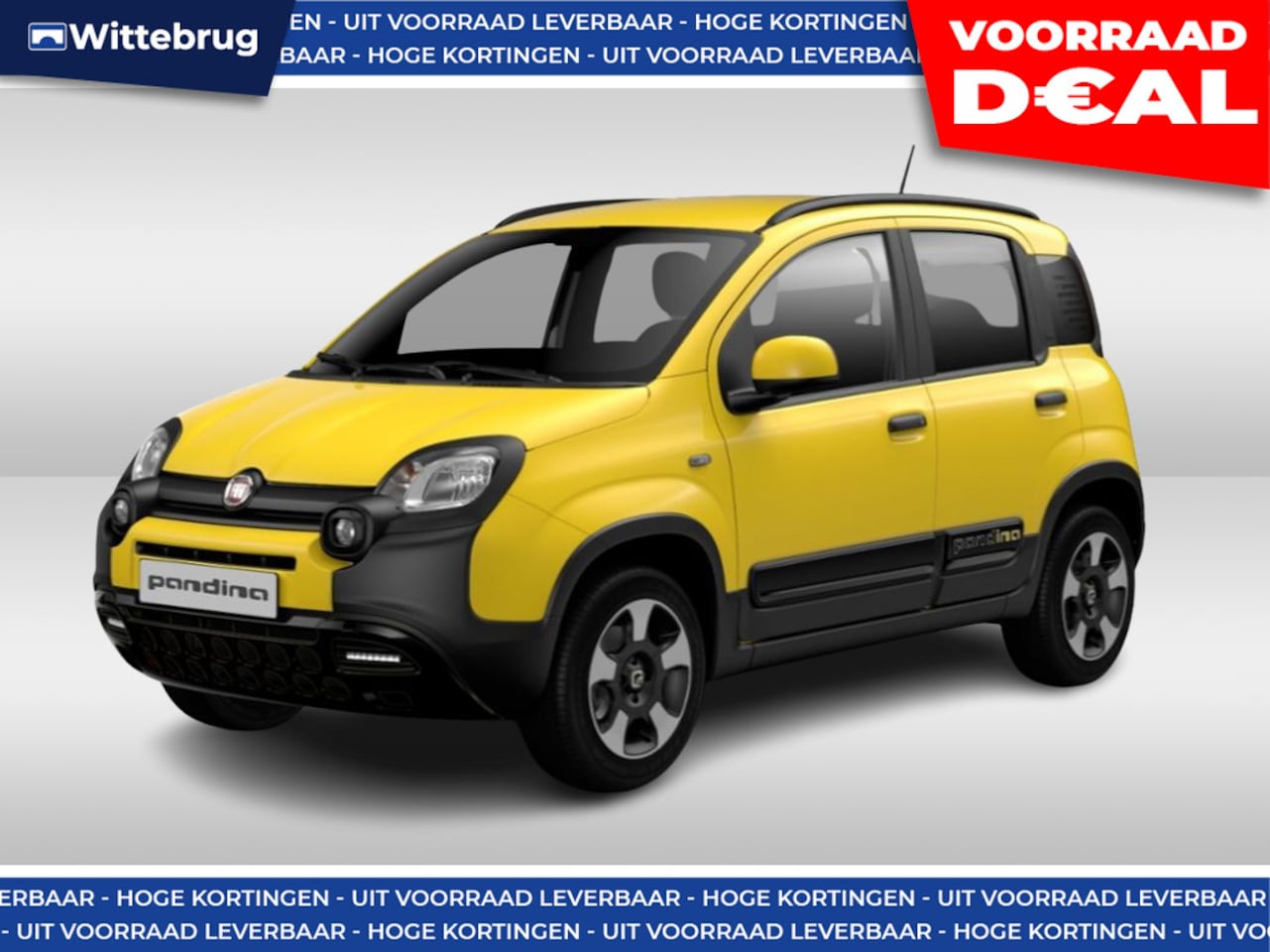 Fiat Panda - 1.0 Hybrid Pandina UIT VOORRAAD LEVERBAAR - DIRECT RIJDEN - AutoWereld.nl