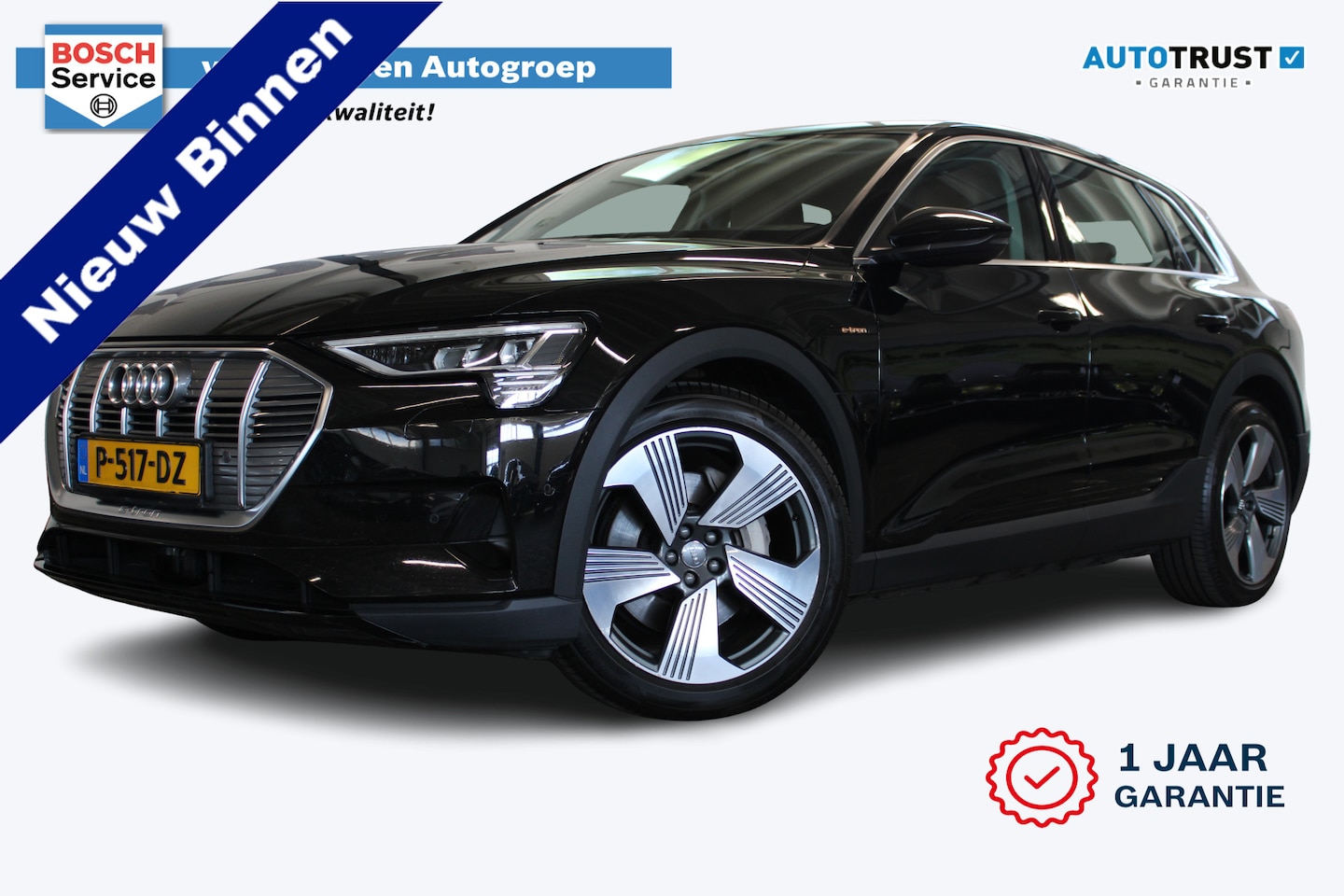 Audi e-tron - e-tron 55 quattro 95 kWh | Incl. 12 maanden garantie | Adaptieve cruise control | Climate - AutoWereld.nl