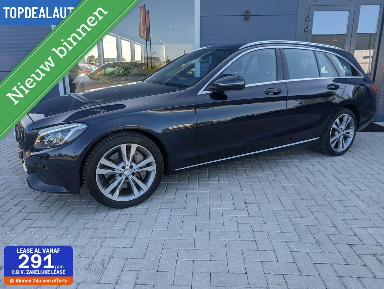 Mercedes-Benz C-klasse Estate - 350e Burm/Led/Leder/Pano/Lucht/Trek - AutoWereld.nl