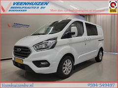 Ford Transit Custom - 2.0TDCI 131pk Dubbele Cabine 2X Schuifdeur Euro 6