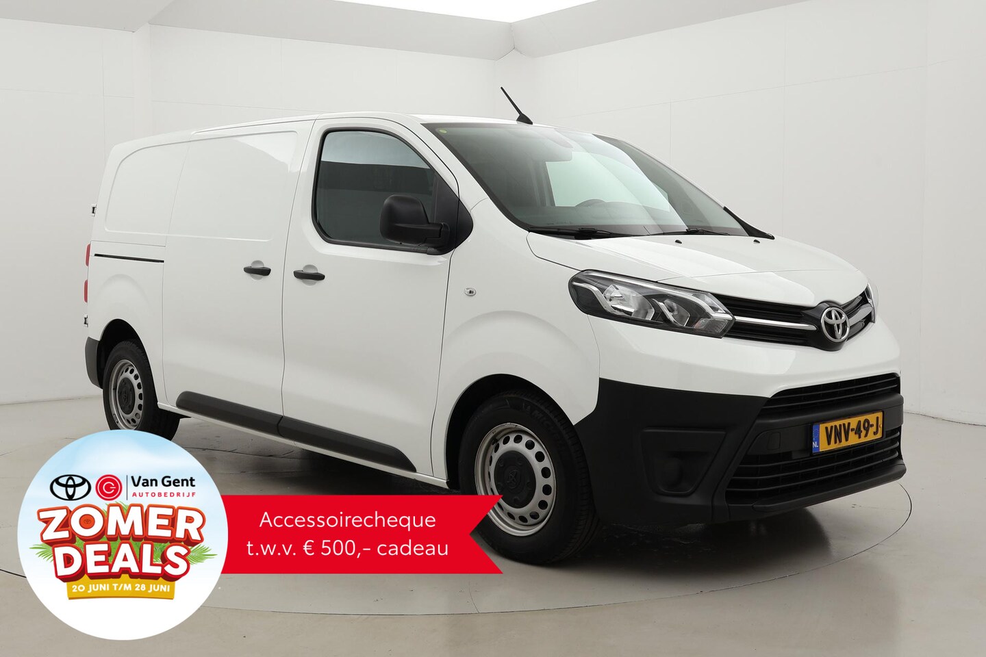 Toyota ProAce Worker - 2.0 D-4D Live | Dubbele schuifdeur | 3-zits | Trekhaak | Lat om lat | Apple Carplay / Andr - AutoWereld.nl