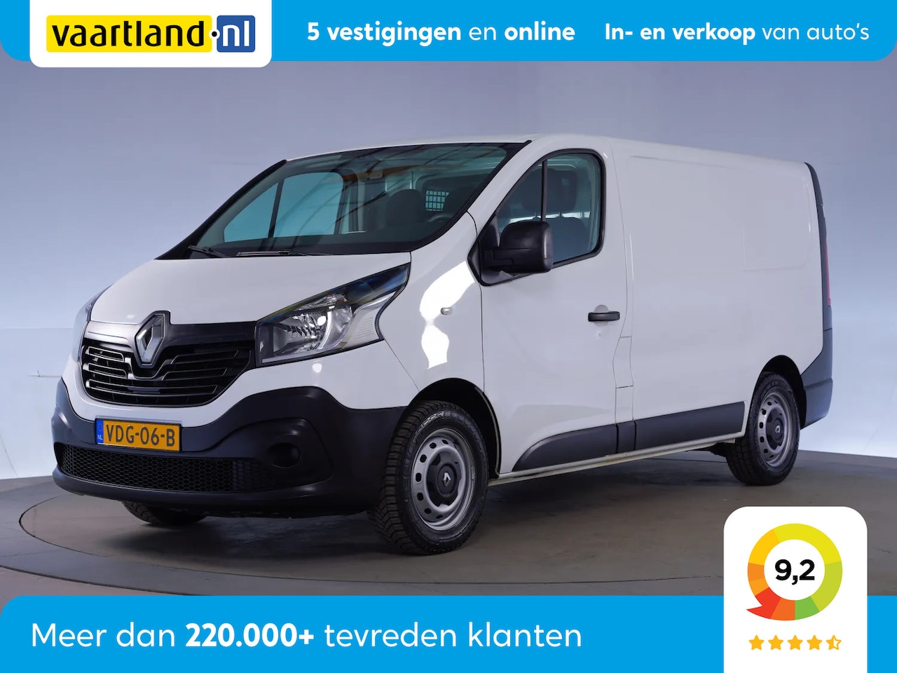Renault Trafic - 1.6 dCi 1H1 Commercial 3p [ Nav Airco Parkeersensoren ] - AutoWereld.nl