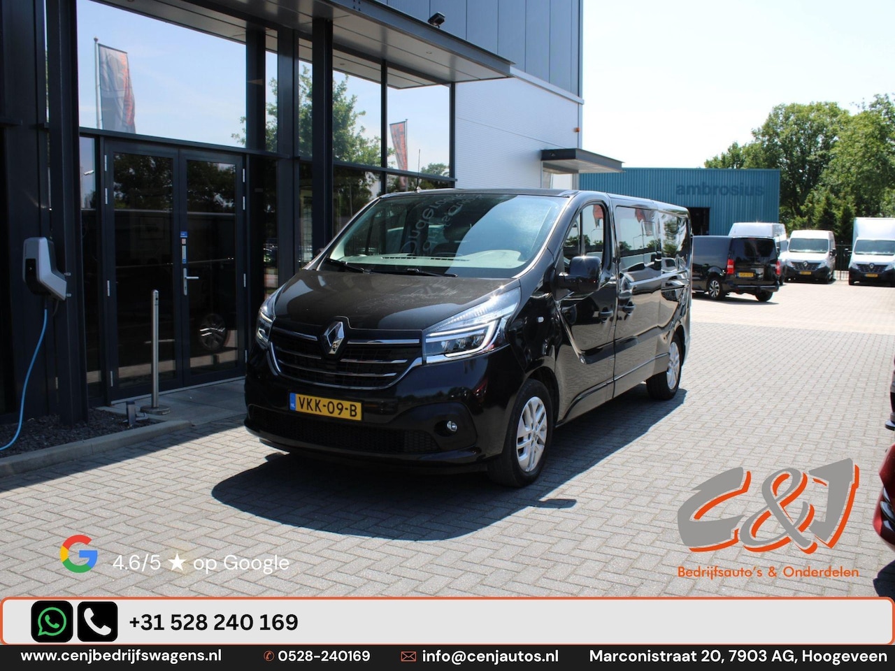 Renault Trafic - 2.0 dCi 145 T29 L2H1 Dubbele cabine luxe airco navi cruise achterschade - AutoWereld.nl