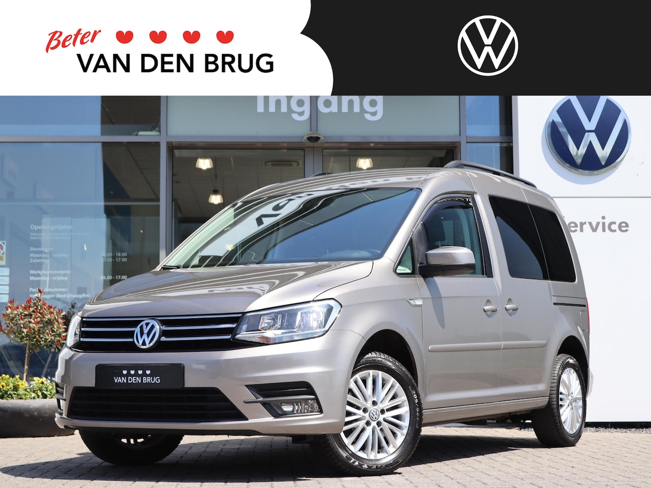 Volkswagen Caddy - 1.4 TSI 125 pk Comfortline 5p | Afneembare Trekhaak | Climatronic | PDC Achter | App Conne - AutoWereld.nl