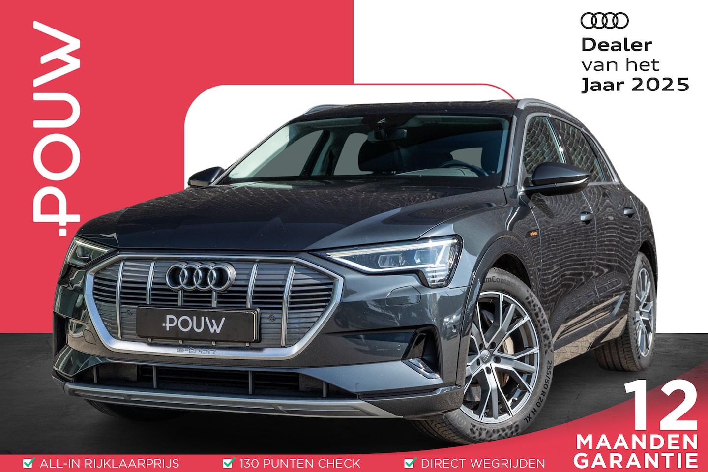 Audi e-tron - 50 313pk quattro Launch Edition Plus 71 kWh | Panoramadak | 20'' Velgen | Luchtvering | Ad - AutoWereld.nl
