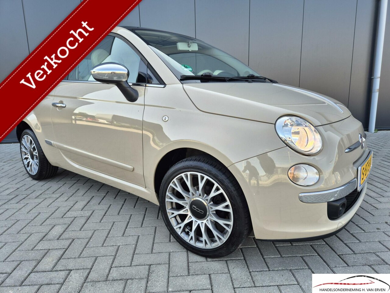 Fiat 500 - 1.2 Lounge PANORAMADAK AIRCO - AutoWereld.nl