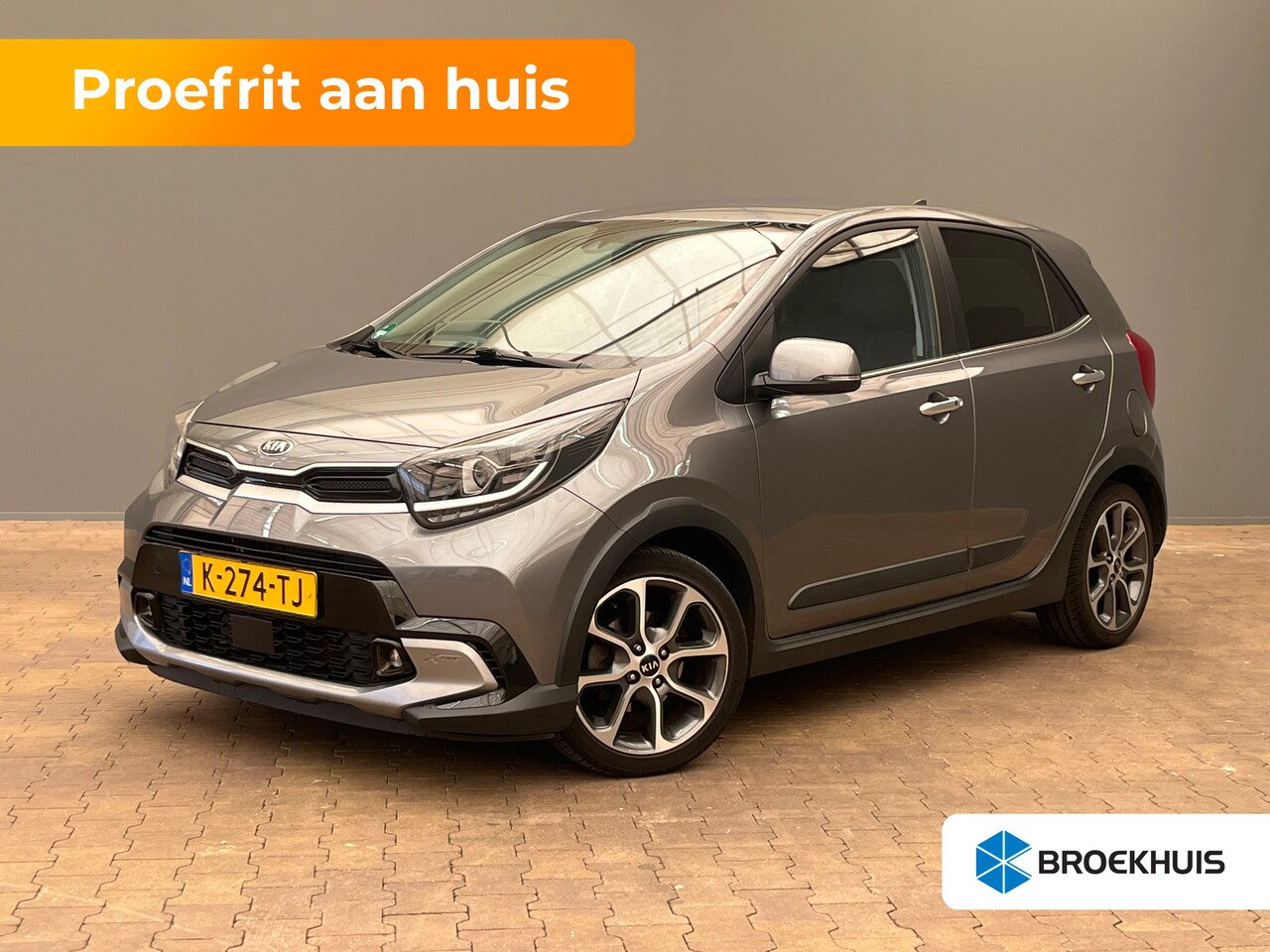 Kia Picanto - X-Line X-Line|Stuur&Stoelverwarming|Apple&Android Carplay|Navigatie|Camera|Adaptive Cruise - AutoWereld.nl