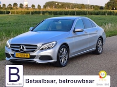 Mercedes-Benz C-klasse Combi - 350 e Lease Edition /Chique combinatie/NAP/Leder/Led/Hout/Navi/