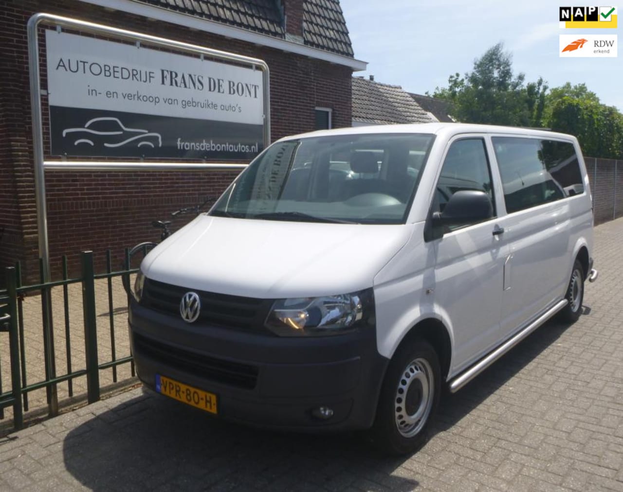 Volkswagen Transporter - 2.0 TDI L2H1 BM DC Highline nieuwe apk € 7950 ex btw - AutoWereld.nl