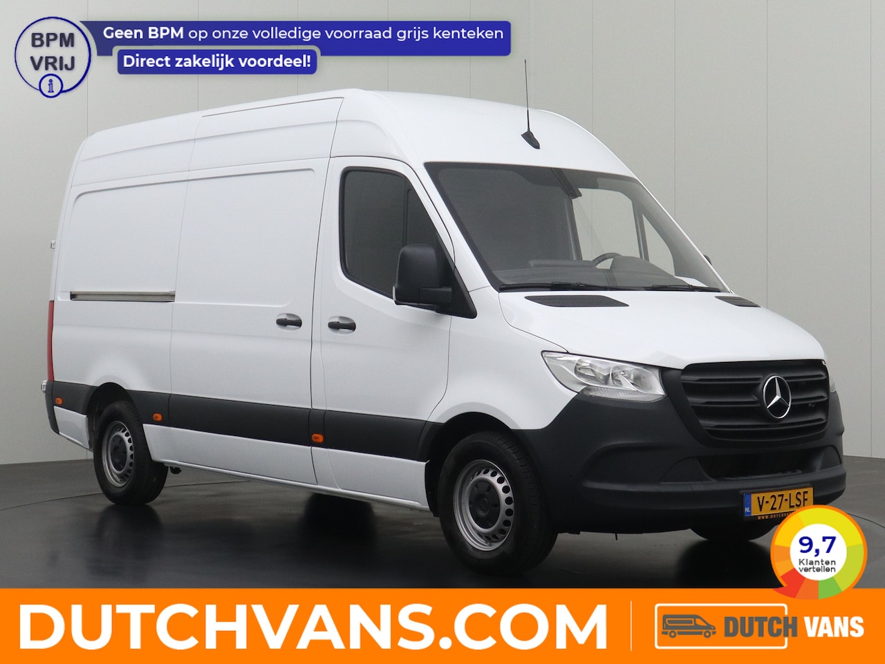 Mercedes-Benz Sprinter - 315CDI L2H2 | Mbux Touchscreen | 360 Camera | 3-Persoons | Betimmering | Airco | Cruise - AutoWereld.nl
