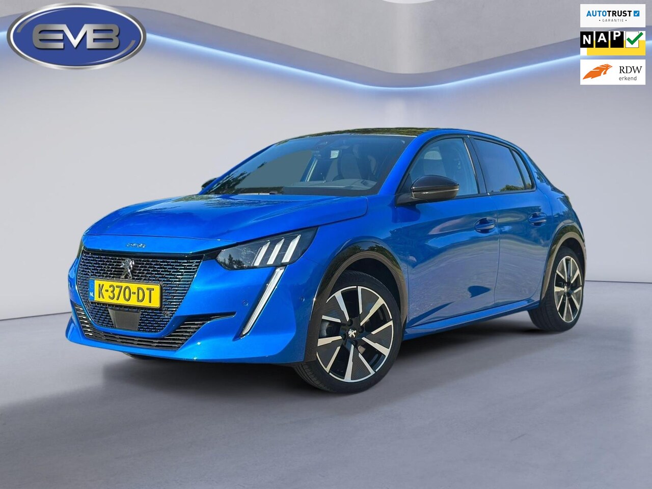 Peugeot e-208 - EV GT 350 50 kWh, panoramadak, achteruitrijcamera, vele opties, 1e eigenaar, NL auto met n - AutoWereld.nl