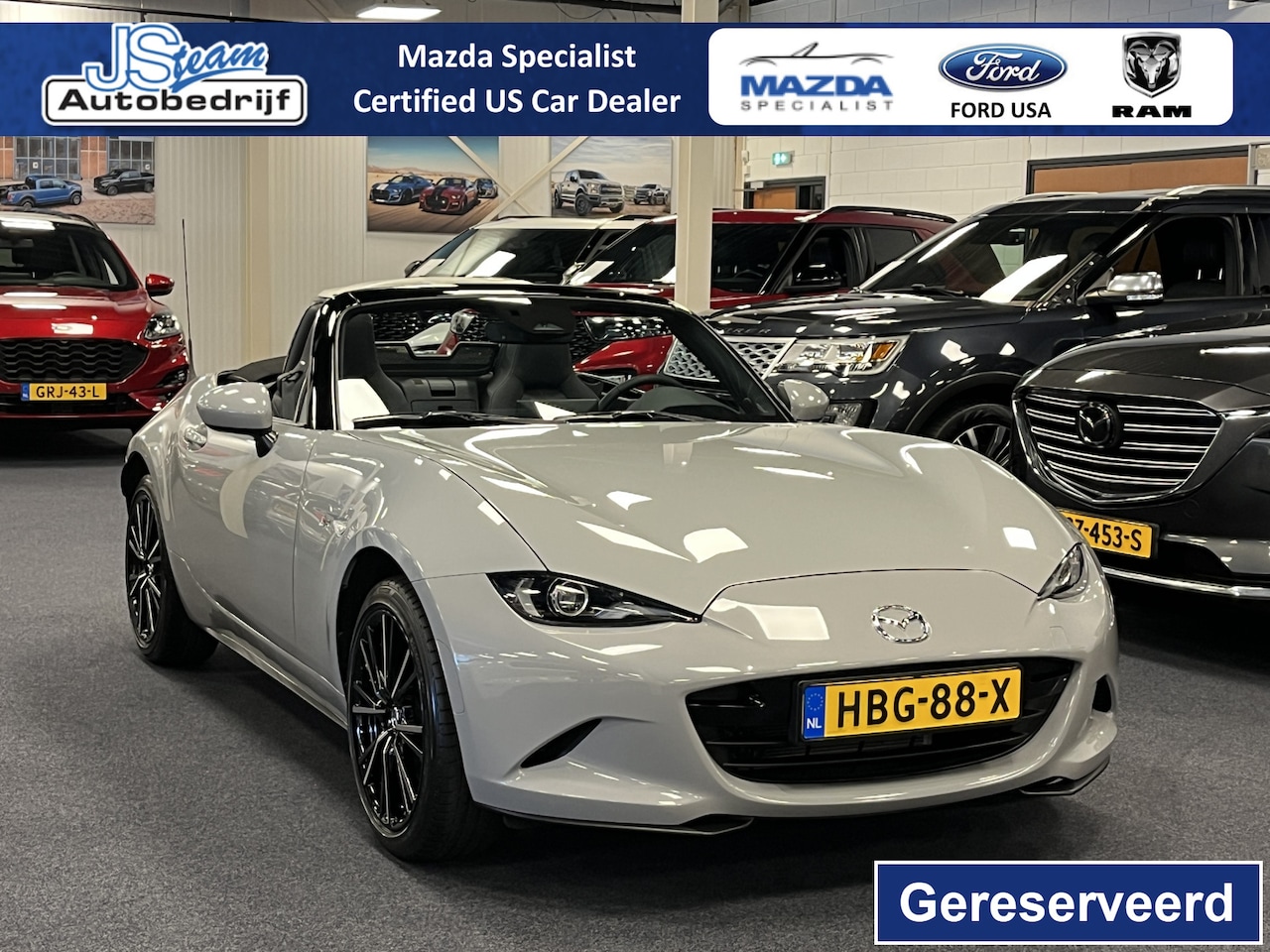 Mazda MX-5 - ND Roadster 2.0 SkyActiv-G 184 Exclusive-Line Bose Leder Camera PDC Apple CarPlay - AutoWereld.nl