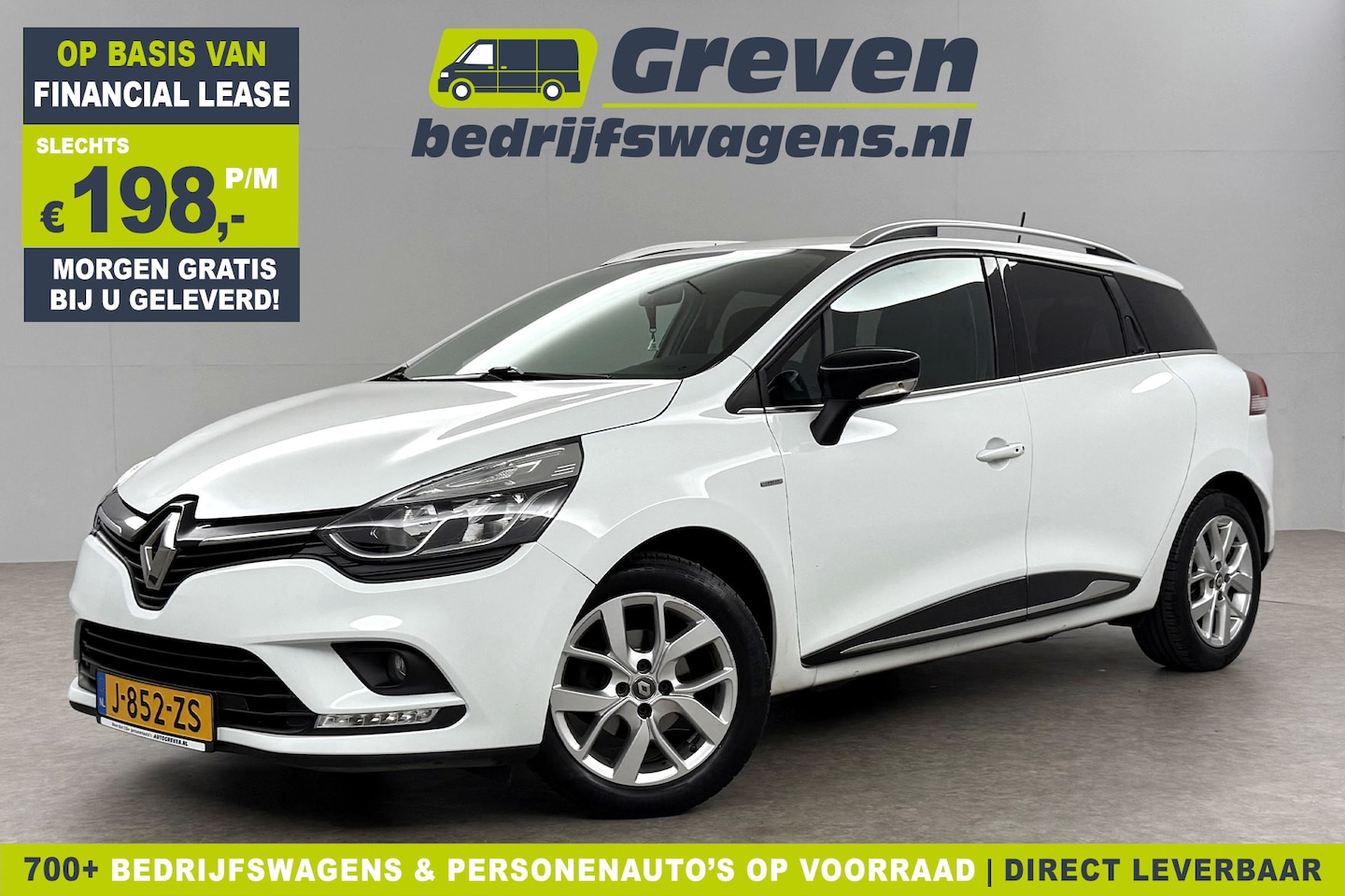 Renault Clio - 0.9 TCe Limited Carplay Cruise LED Airco Parkeersensoren 16"LMV - AutoWereld.nl