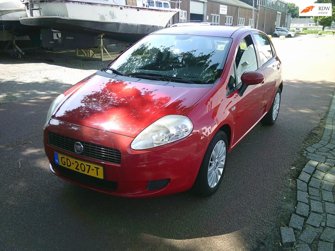 Fiat Grande Punto - 1.4 Sportsound airco ijs koud - AutoWereld.nl