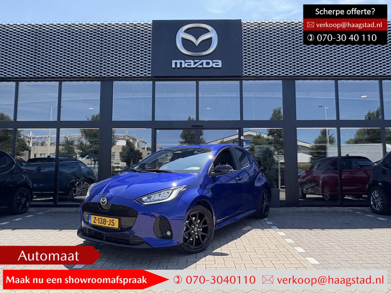 Mazda 2 Hybrid - 1.5 Homura BTW Auto / Fabrieksgarantie t/m 04-2030 / Apple Carplay - AutoWereld.nl