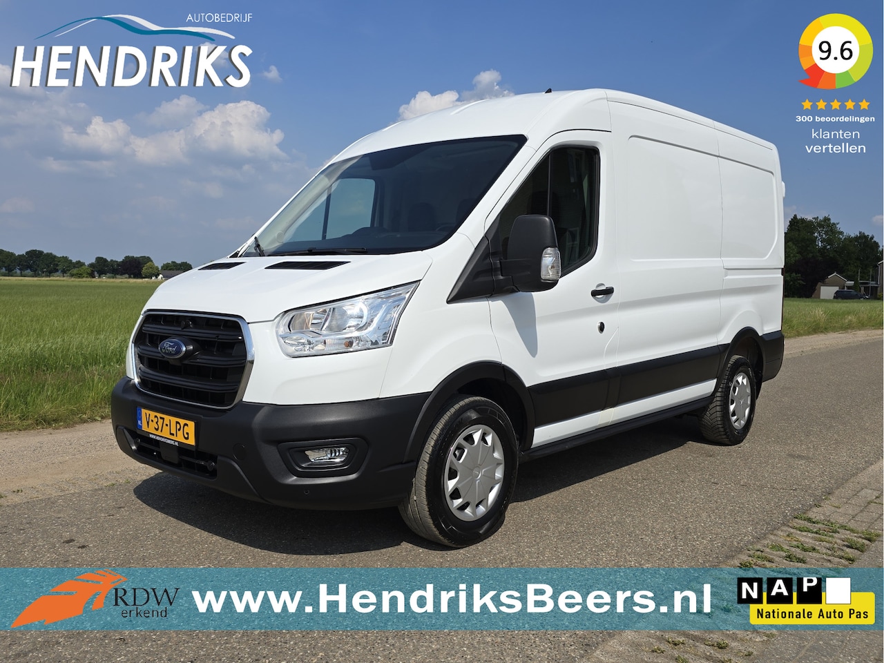 Ford Transit - 350 2.0 TDCI L2 H2 - 130 Pk - Euro 6 - Airco - Cruise Control - AutoWereld.nl