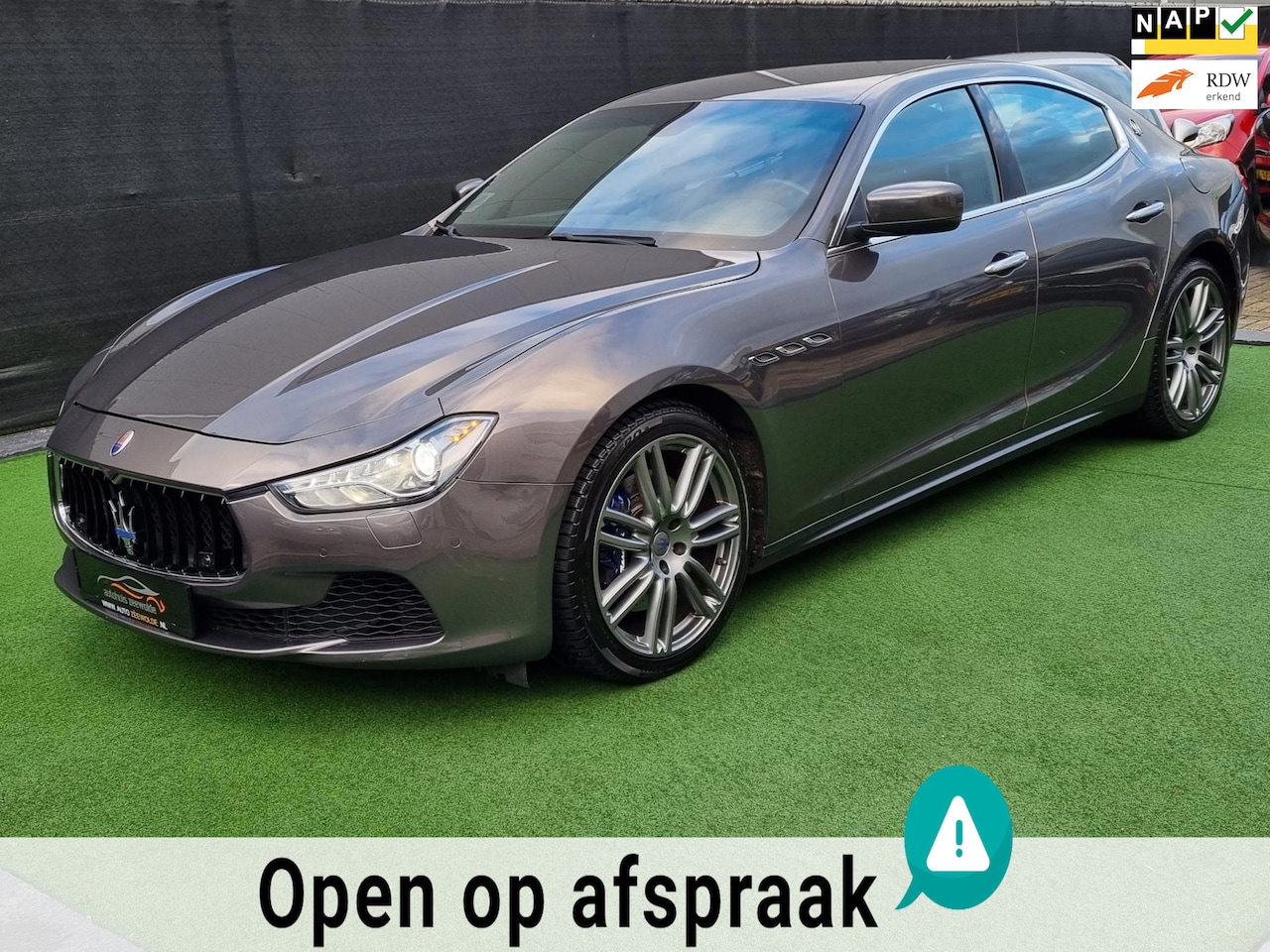 Maserati Ghibli - 3.0 SQ4 CARBON PAKKET! - AutoWereld.nl