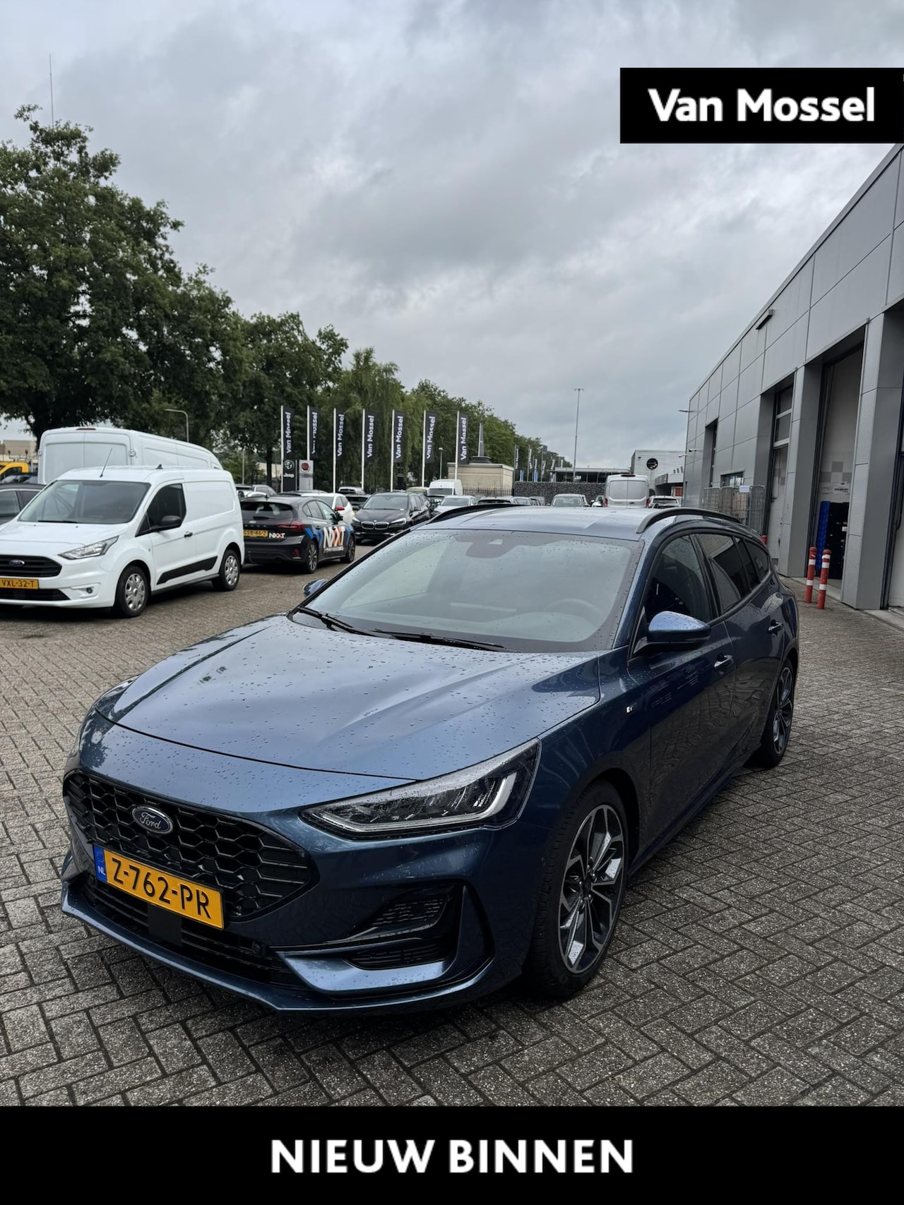 Ford Focus Wagon - 1.0 EcoBoost Hybrid ST Line X Trekhaak Elektrische achterklep winterpack Adap.cruise Bliss - AutoWereld.nl