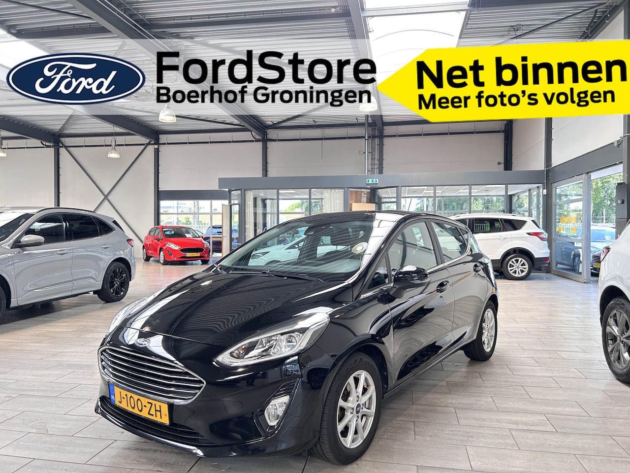 Ford Fiesta - EcoBoost 95pk Titanium | Clima | Cruise | Led | Parkeersens. achter | - AutoWereld.nl