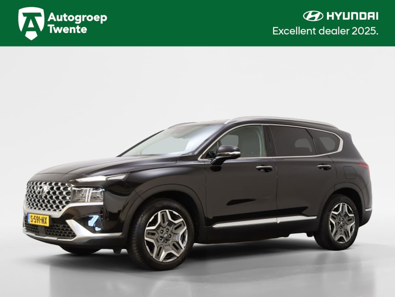 Hyundai Santa Fe - 1.6 T-GDI HEV Prem7p | Private Lease 889,- p.m. | Afn. Trekhaak - AutoWereld.nl