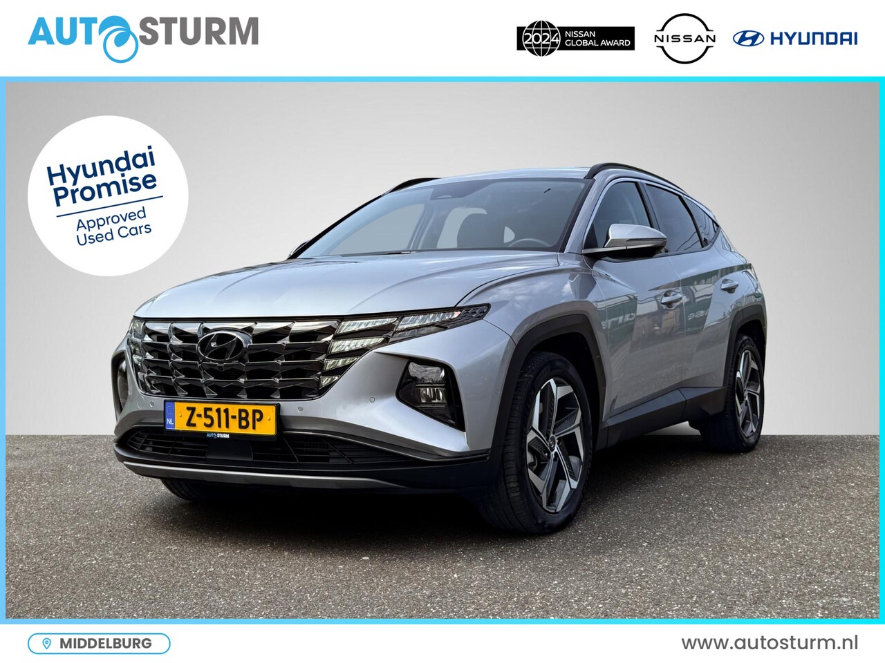Hyundai Tucson - 1.6 T-GDI PHEV Premium 4WD | Vol-Leder | Digitaal Instrumentenpaneel | Adapt. Cruise Contr - AutoWereld.nl