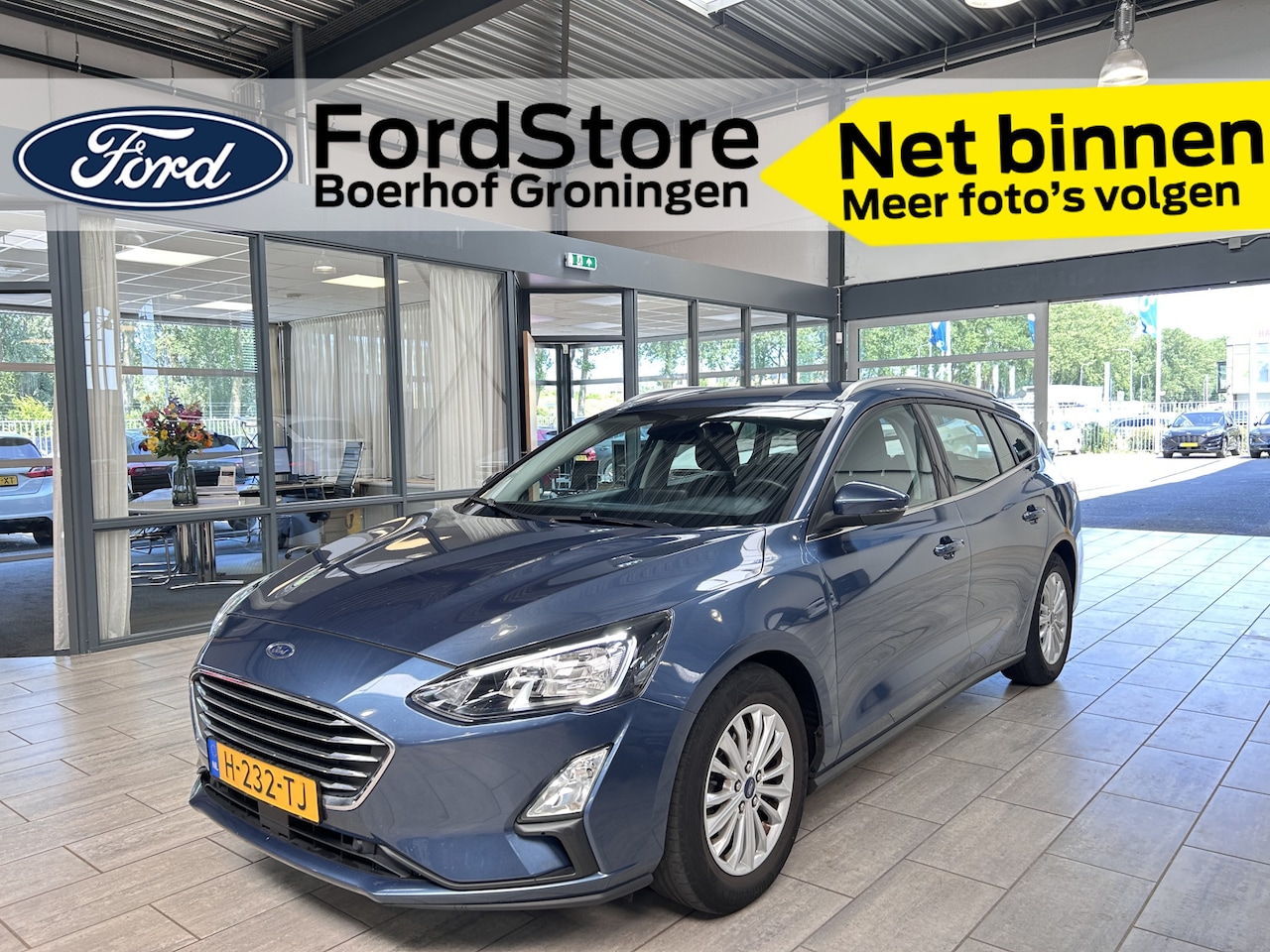 Ford Focus Wagon - EcoBoost 125pk Titanium | Clima | Cruise  | Led | Parkeersens. V&A | Keyless | - AutoWereld.nl