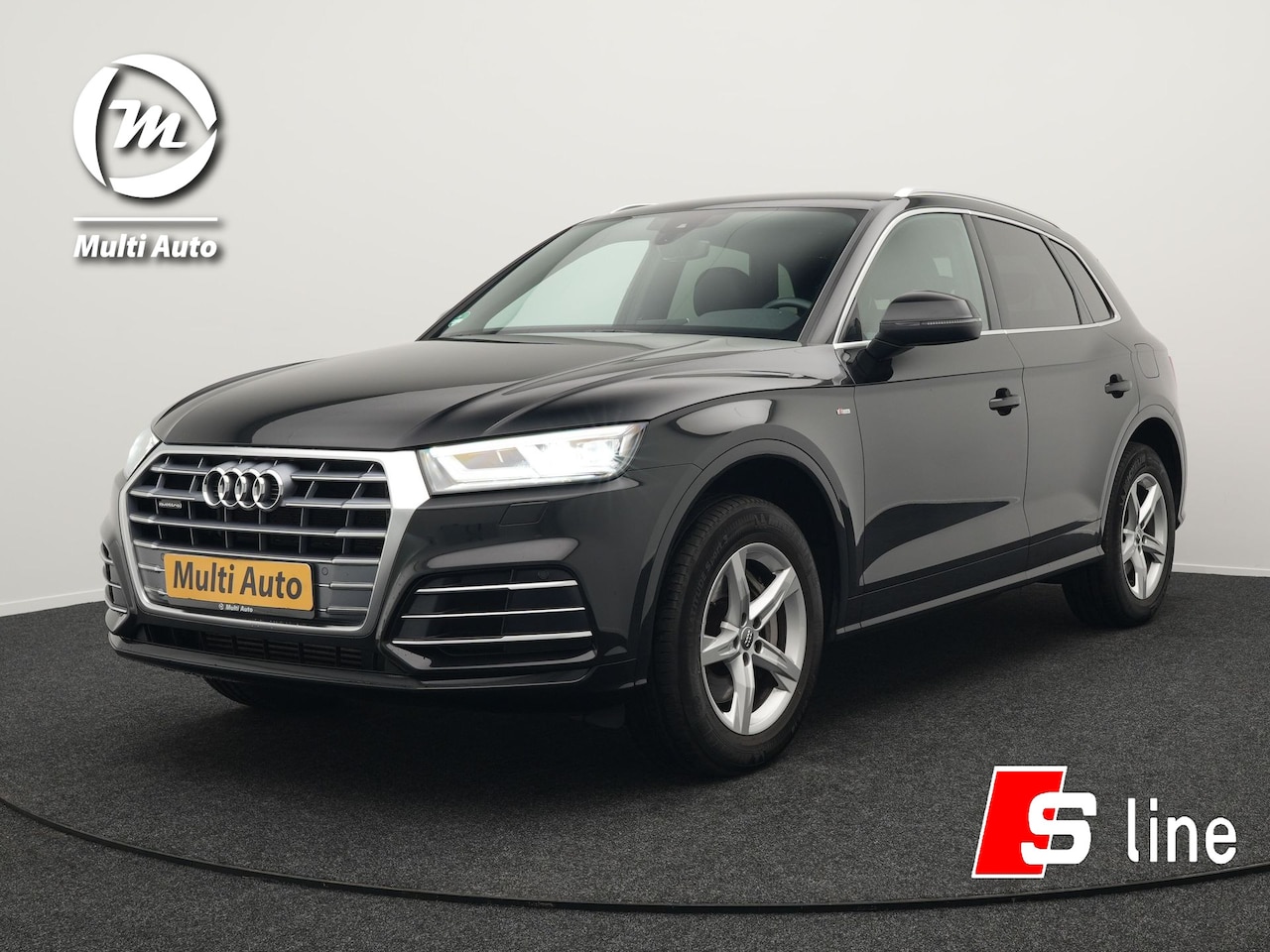 Audi Q5 - 50 TFSI e Quattro S Line Plug In Hybrid 299pk Dealer O.H PHEV | Alcantara Sportstoelen Ver - AutoWereld.nl