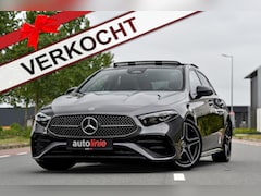 Mercedes-Benz A-klasse - 180 AMG Night ed. Pano, Memory, 360, HUD, Multibeam, Keyless, Trekhaak, Dodeh