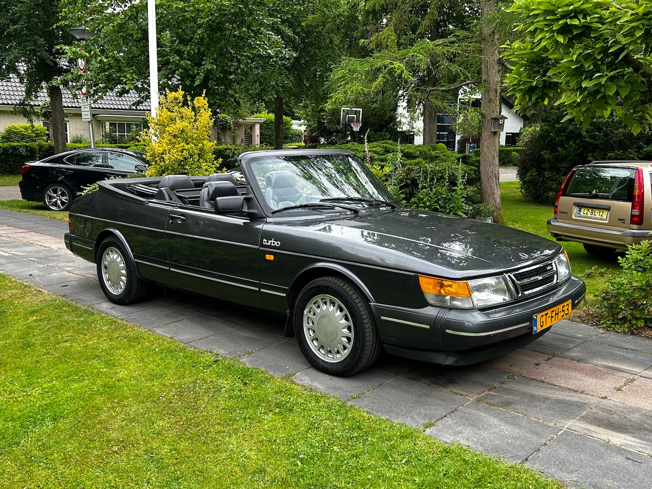 Saab 900 Cabrio - 2.0 Turbo 16 Saab 900 T16 Cabrio '87 - Roestvrij/lekvrij/revisiemotor heeft 161.000 km gelopen - AutoWereld.nl