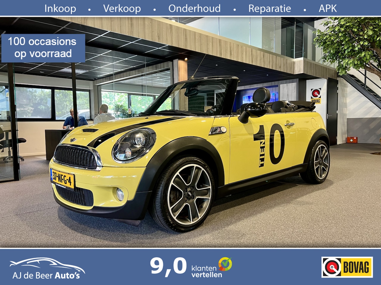 MINI Cabrio - Mini 1.6 Cooper S Airco | Stoelverwarming | leder | Cruise control |NAP - AutoWereld.nl