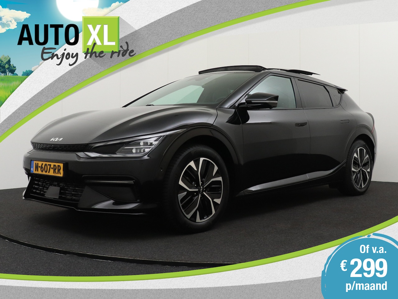 Kia EV6 - GT-Line 77.4 kWh Pano-dak Trekhaak Memory Head-up SOH 95% - AutoWereld.nl