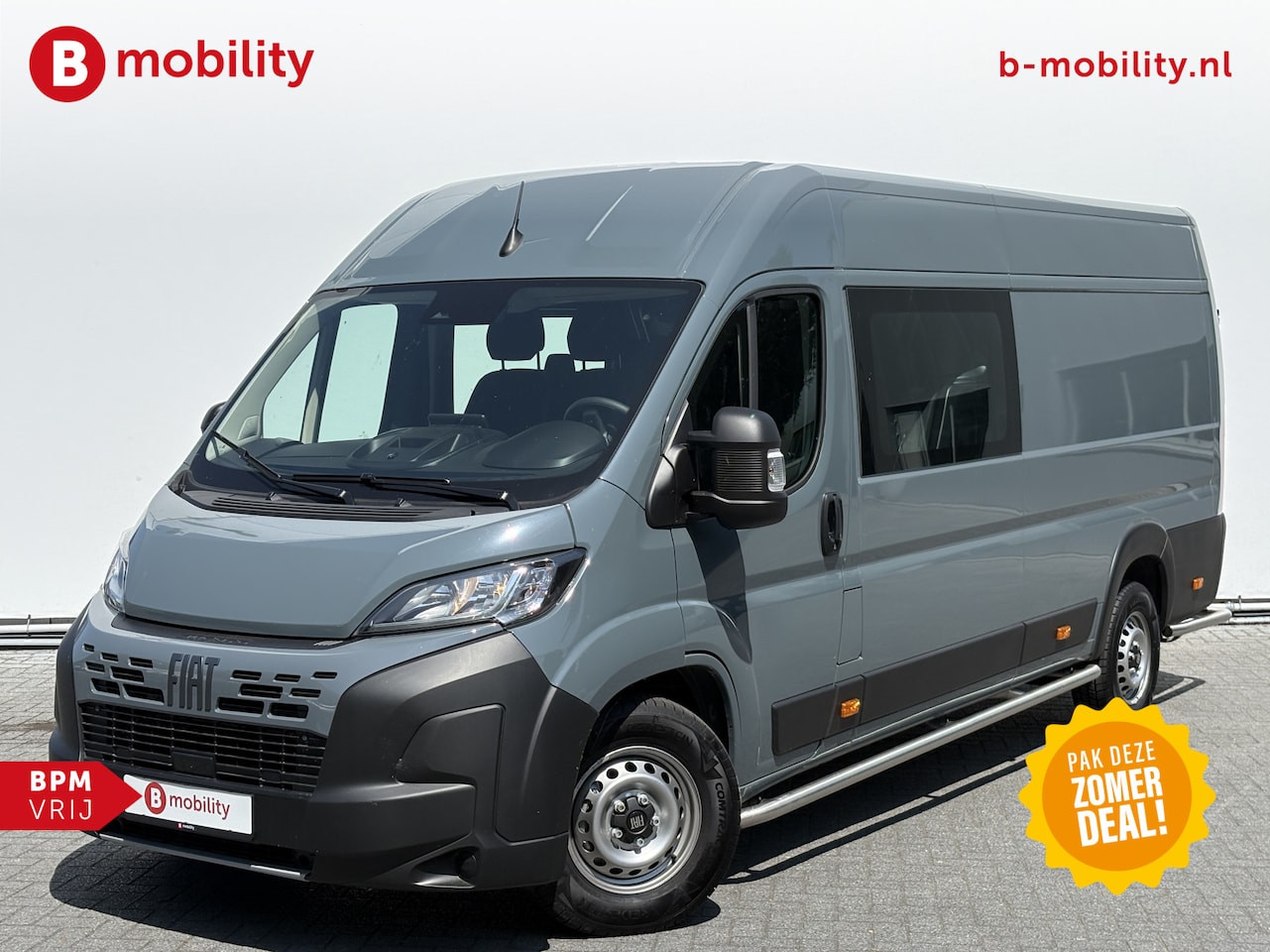 Fiat Ducato - 2.2 MultiJet 140PK Dub. Cabine 7-Pers. L3H3 3.5t Apple CarPlay NIEUW! | Achteruitrijcamera - AutoWereld.nl