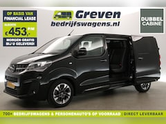 Opel Vivaro - 2.0 CDTI L3H1 177PK Dubbele Cabine Heads-up Airco LED Cruise 360 Camera Carplay 6 Persoons