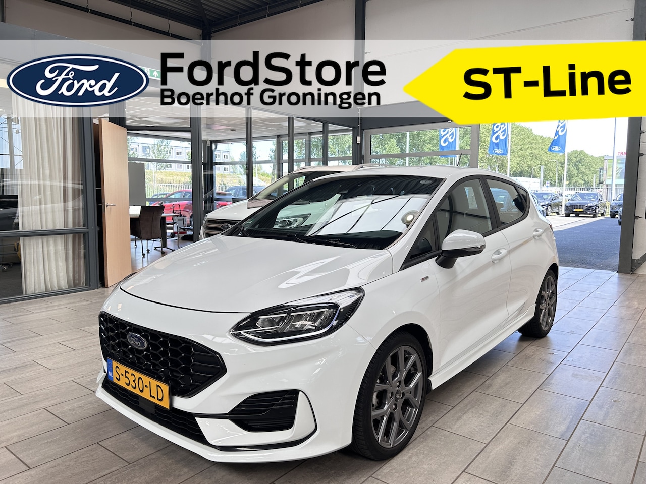 Ford Fiesta - ST-Line EcoBoost Hybrid 125pk | All Season banden | Cruise | Apple carplay | Android auto - AutoWereld.nl