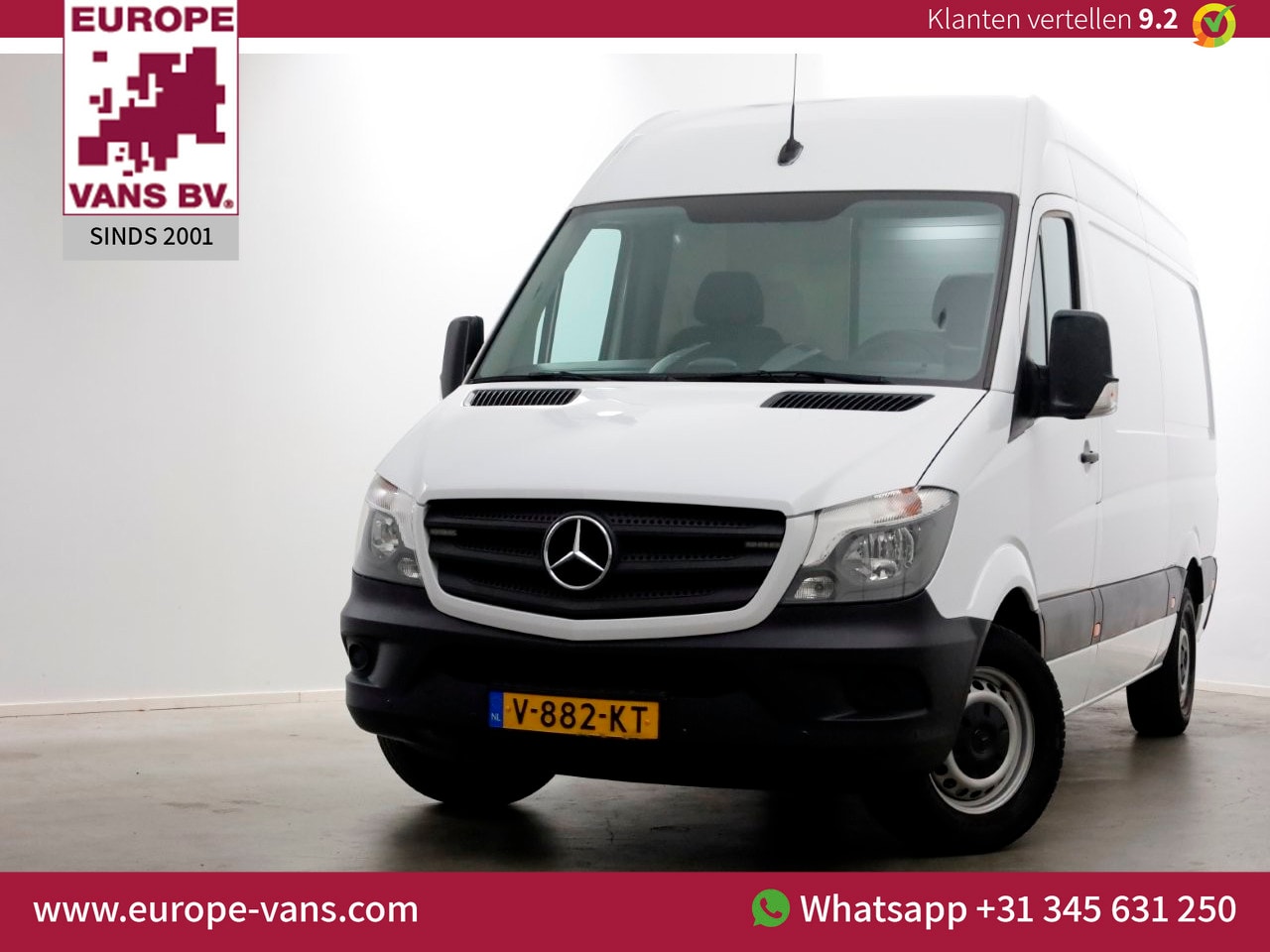 Mercedes-Benz Sprinter - 316 CDI 163pk E6 L2H2 Airco/Trekhaak 2800kg 01-2018 - AutoWereld.nl