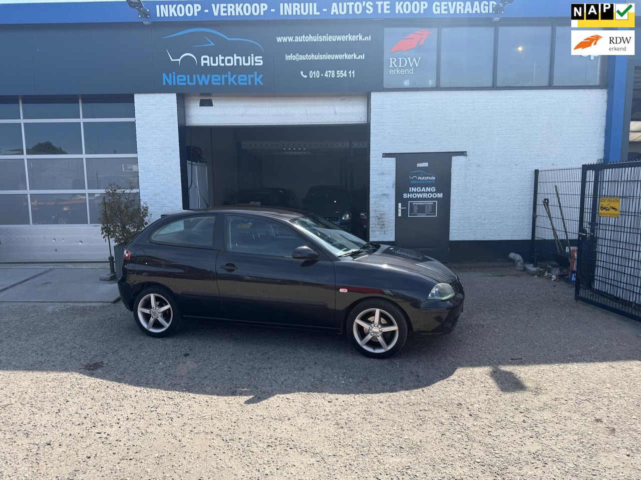 Seat Ibiza - 1.4-16V Sport- met onderhoudshistorie, Clima/Airco, Cruise Control, NAP en een ruime APK!! - AutoWereld.nl