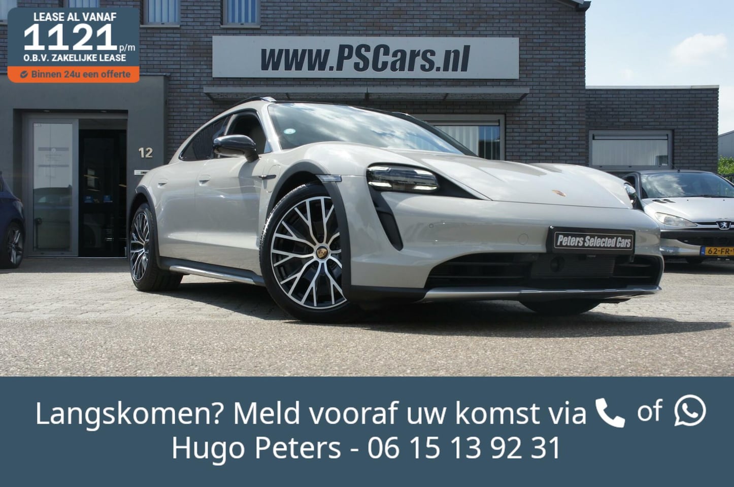Porsche Taycan Cross Turismo - 4S 571pk Acc|4wiel sturing|Pano 4S 93 kWh - AutoWereld.nl