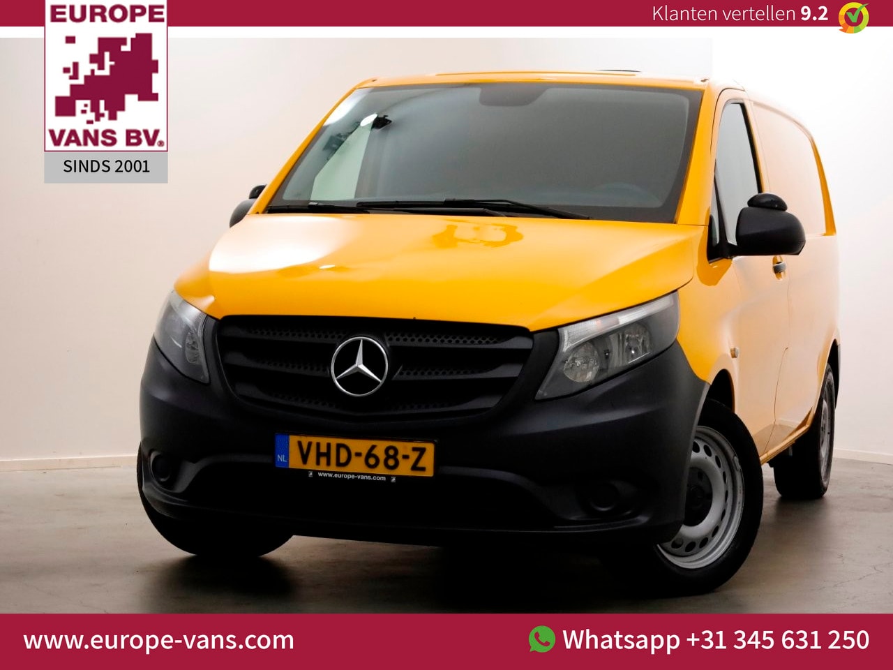 Mercedes-Benz Vito - 116 CDI 163pk E6 9G Automaat Kort 4x4 ZG2 Airco/Achterklep 11-2020 - AutoWereld.nl