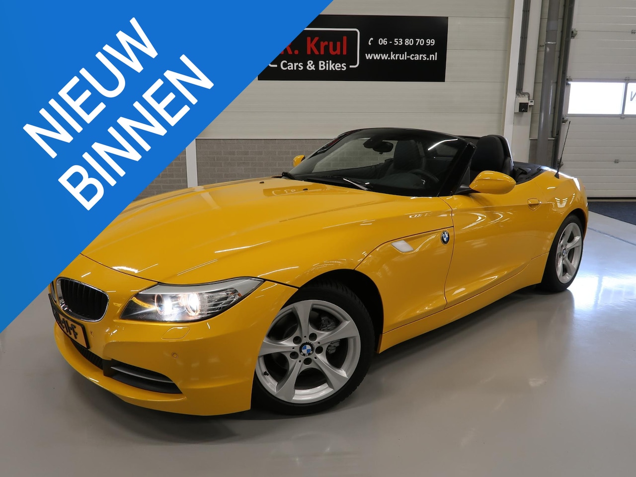 BMW Z4 Roadster - sDrive20i Executive Sportstoelen Leer/Alcantara Automaat Boekjes aanwezig Atacama Geel Sto - AutoWereld.nl