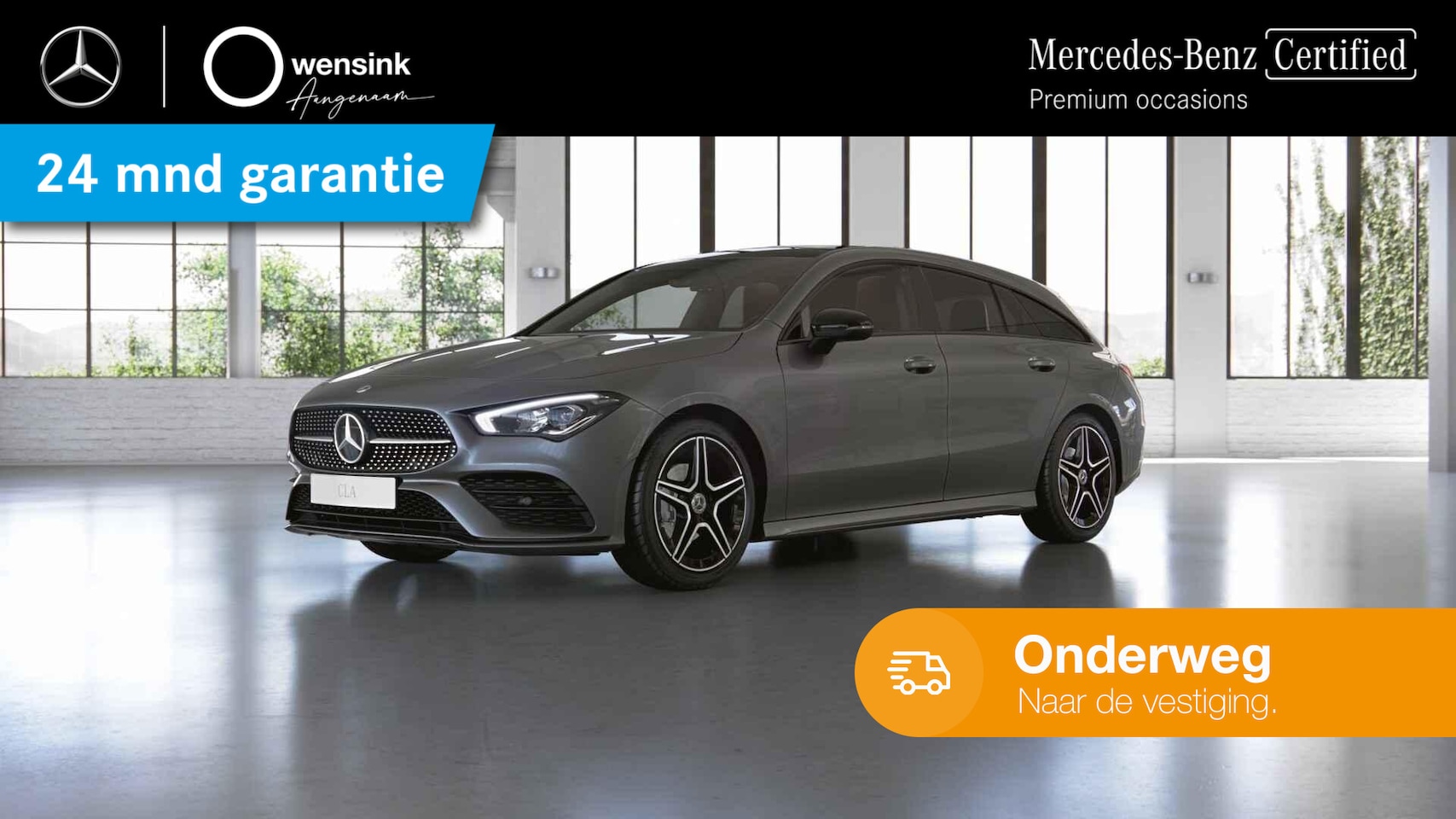 Mercedes-Benz CLA-klasse Shooting Brake - 180 Advantage | AMG | Night | Panoramadak | Widescreen | Stoelverwarming | - AutoWereld.nl
