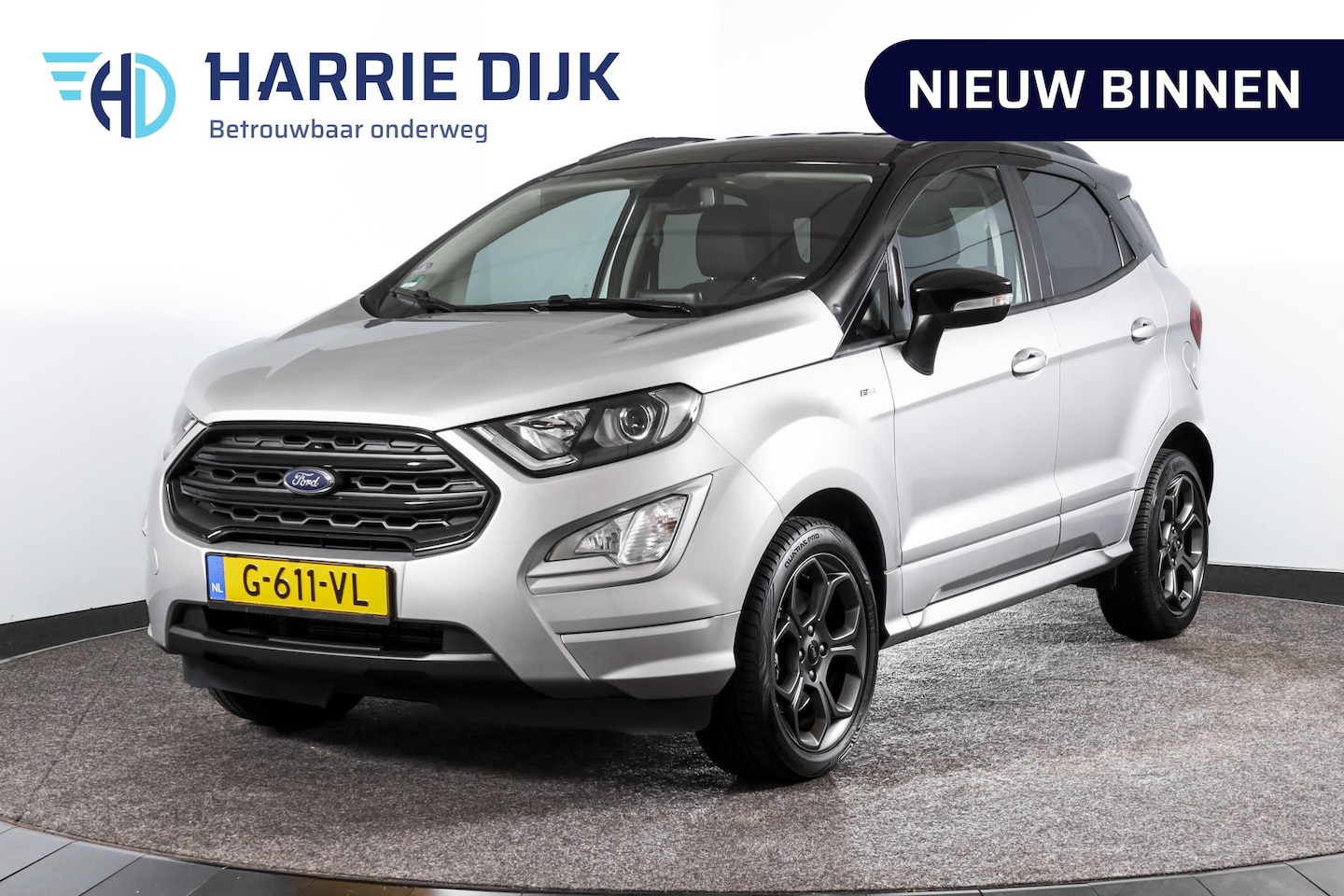 Ford EcoSport - 1.0 EcoBoost 125 PK ST-Line - Automaat | Cruise | PDC | NAV + App. Connect | ECC | LM 17 " - AutoWereld.nl
