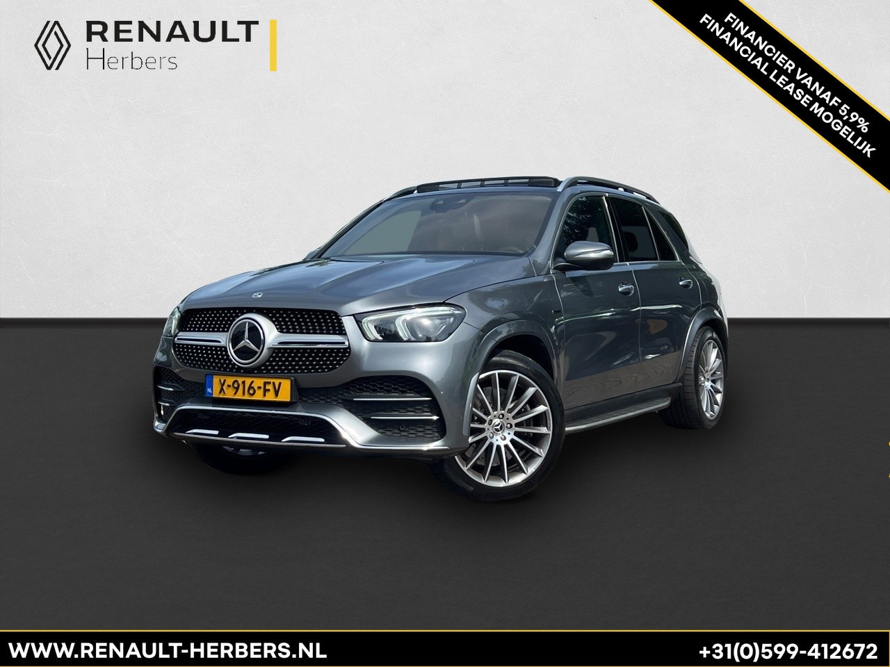 Mercedes-Benz GLE-Klasse - 350 de 4MATIC Premium Plus AMG / DISTRONIC / 360 / PANO / AIR BODY - AutoWereld.nl