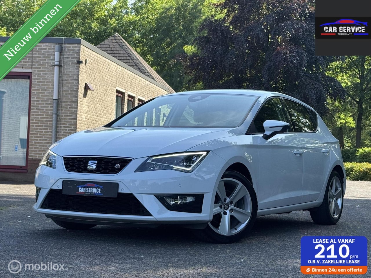 Seat Leon - 1.4 EcoTSI FR/PDC/LED/NAVI/ACC/CRUISE/LMV/NETTE STAAT - AutoWereld.nl