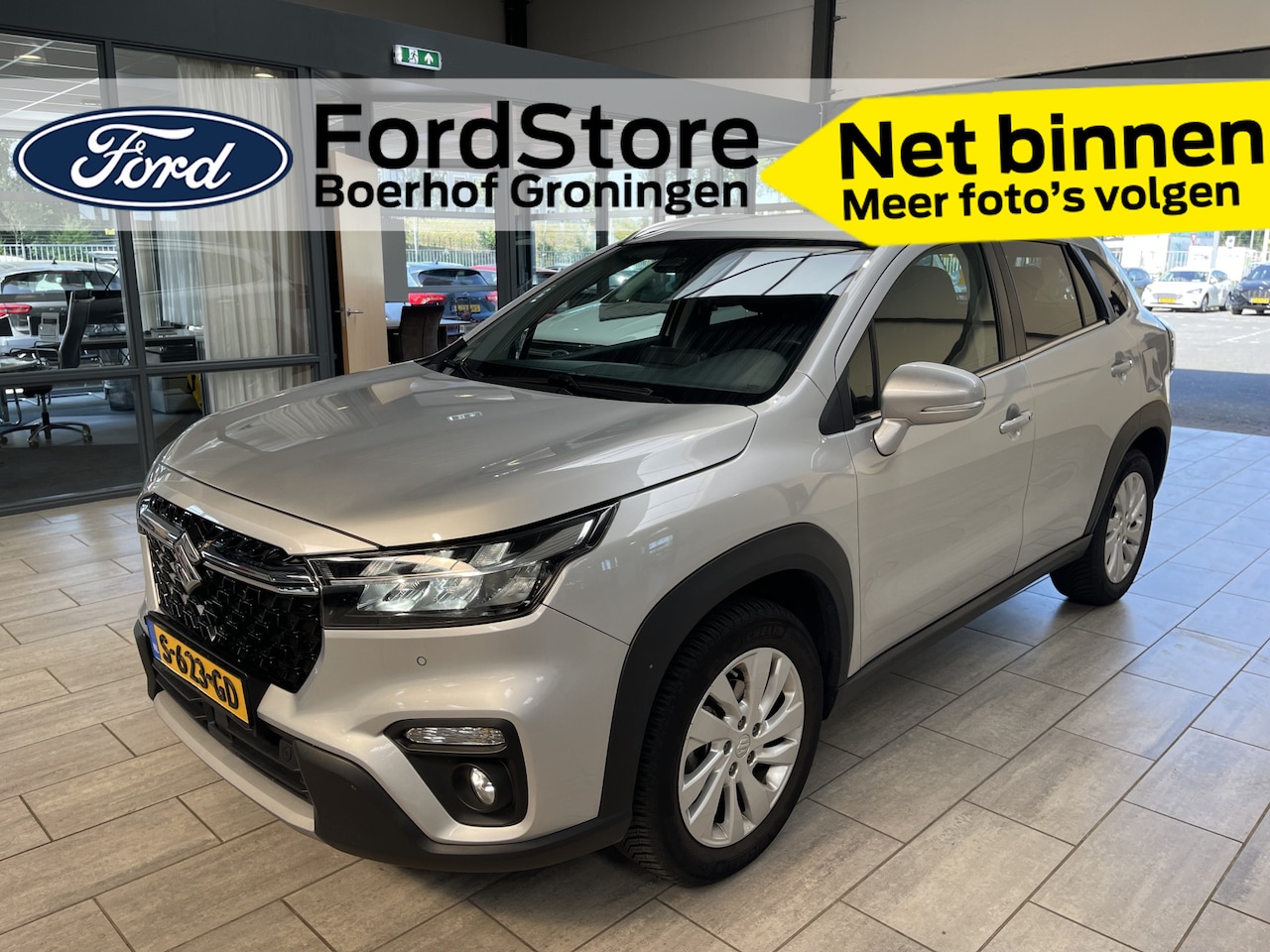 Suzuki S-Cross - 1.4 Boosterjet Select Smart Hybrid | Trekhaak | Adapt. cruise | Camera | Stoelverw. | LED - AutoWereld.nl