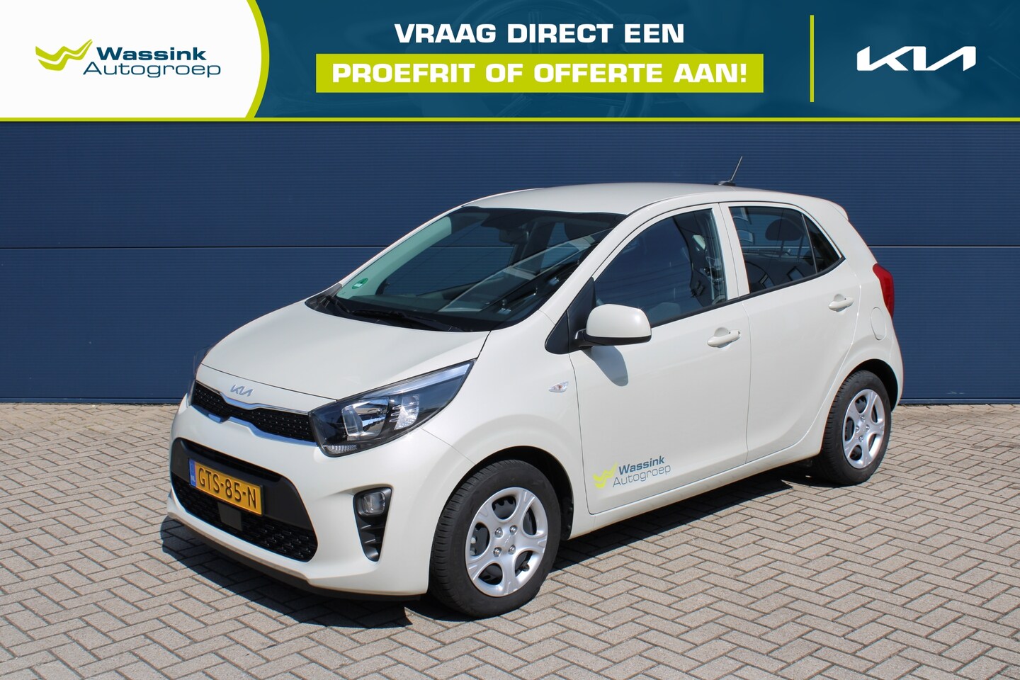 Kia Picanto - 1.0 DPi 67pk 4-zits ComfortLine | Airco | Cruise control | Bluetooth | 5-deurs | - AutoWereld.nl
